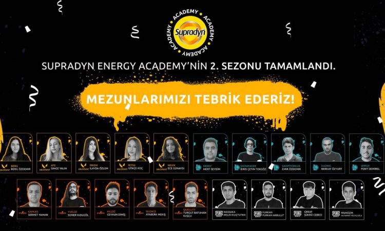 “Supradyn Energy Gaming Academy” 2. Sezon Eğitimleri Tamamlandı