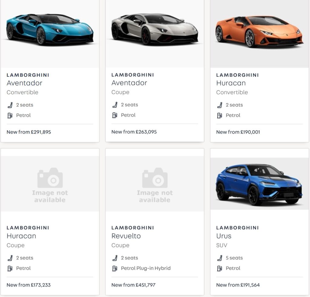 İngilterede Sıfır Lamborghini Fiyatları